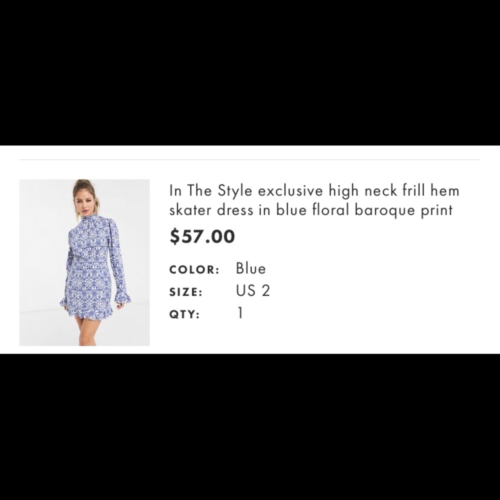 ASOS long sleeve dress